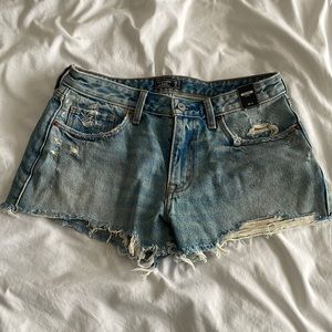 Abercrombie Jean Low Rise Short